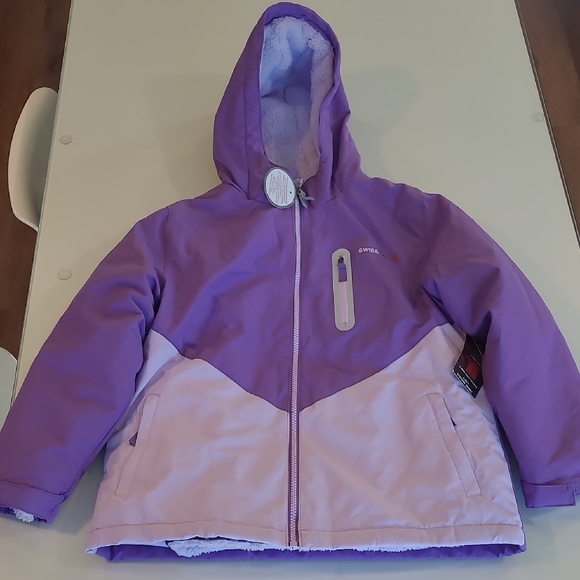 NWT Swiss Tech Purple 4 In 1 Kids Jacket System for Fall Through Winter - Picture 1 of 13